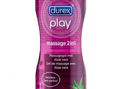 Lubricante Durex Play Massage 2 en 1 Aloe Vera 200 ml