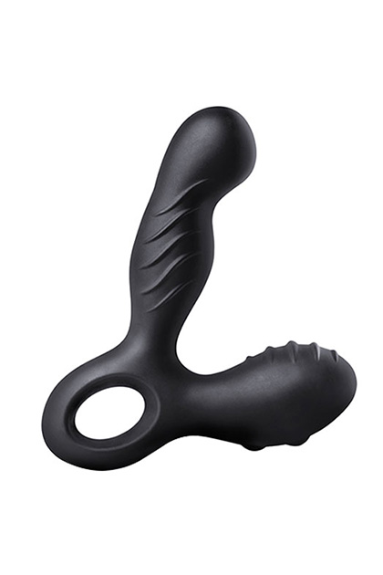 Vibrador masculino punto P Spotty Black