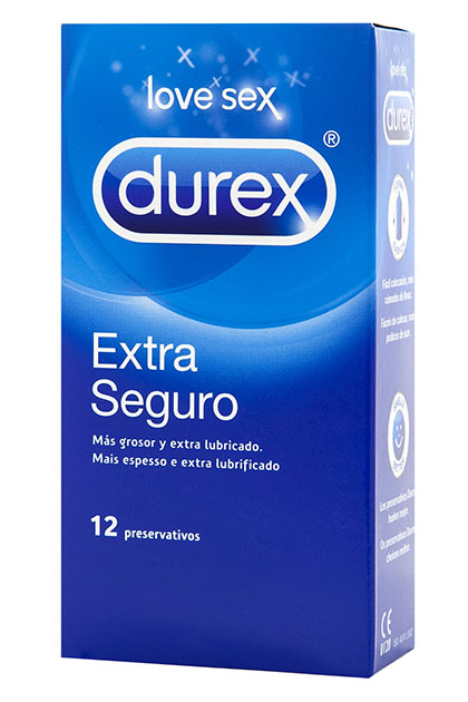 Condones Durex Extra Seguro 12 uds 