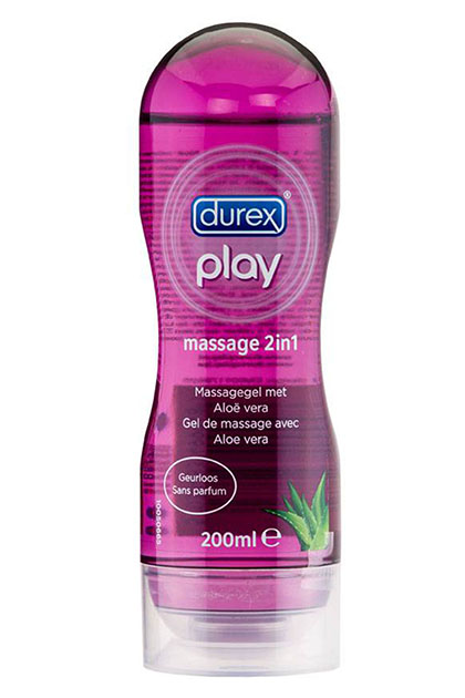 Lubricante Durex Play Massage 2 en 1 Aloe Vera 200 ml