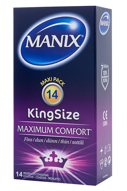 Preservativos grandes King Size 14 uds