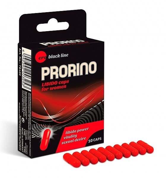 Pastillas Afrodisiacas Mujer Prorino Libido 10 Caps